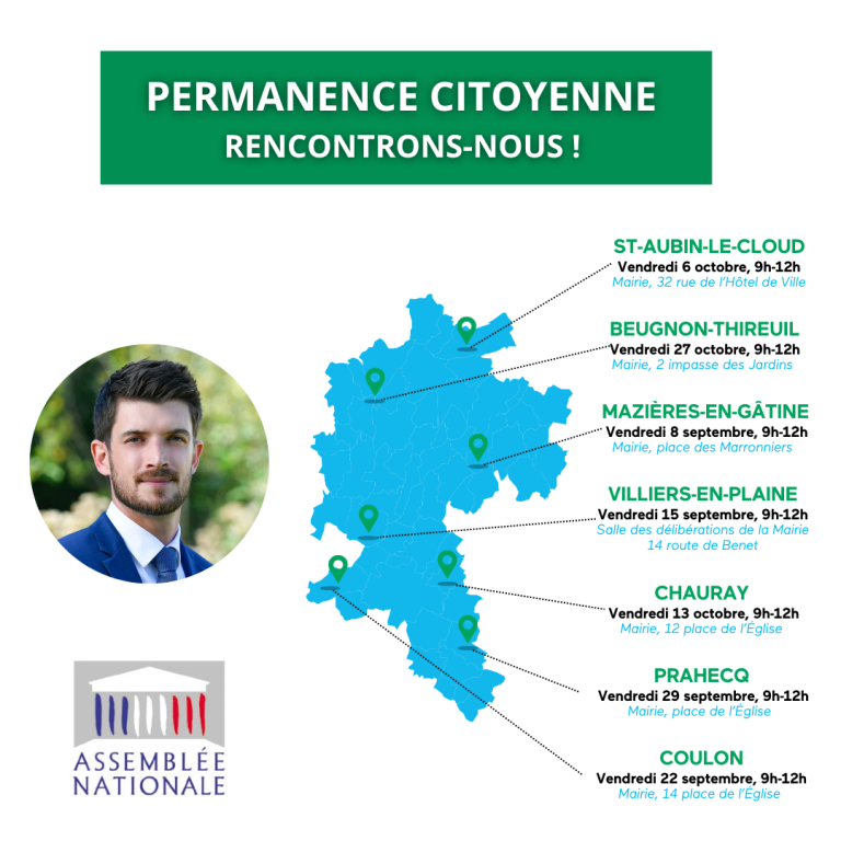 Les permanences citoyennes sont de retour !