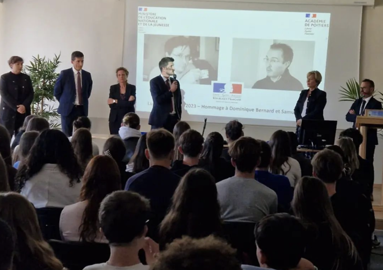 Hommage à Dominique Bernard et Samuel Paty